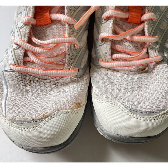 Merrell Vibram Women's White Orange Mesh Athletic #1231732 Running Shoes Sz. 6 - Picture 11 of 11